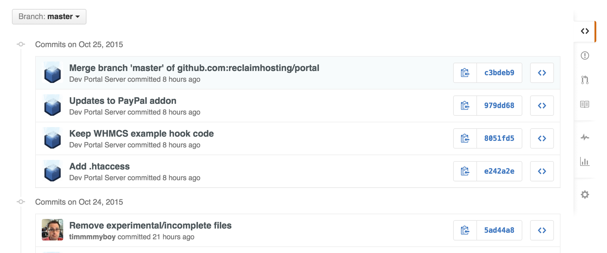 Recent Changes in GitHub